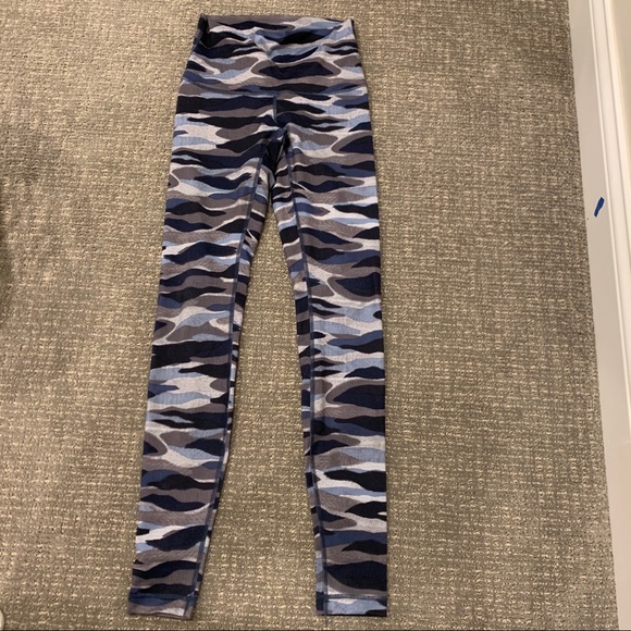 lululemon athletica Pants - Blue/gray camo Lululemon leggings
